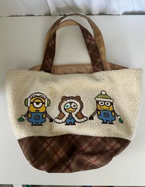 Universal Studios Japan USJ Minion Tote Bag Handbag Purse Exclusive Japan Import